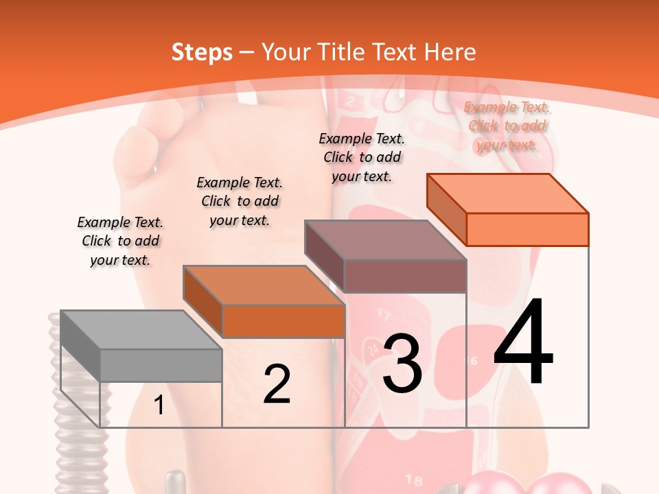 Health Natural Foot PowerPoint Template
