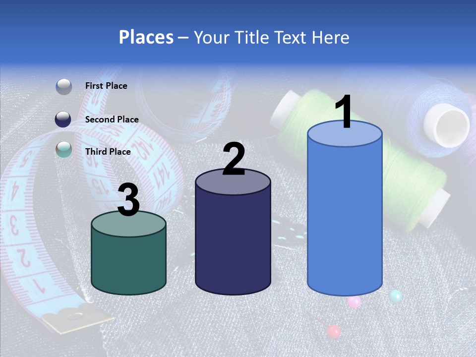 Heart Shaped Thread Buttons PowerPoint Template