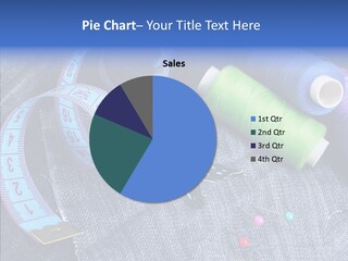 Heart Shaped Thread Buttons PowerPoint Template