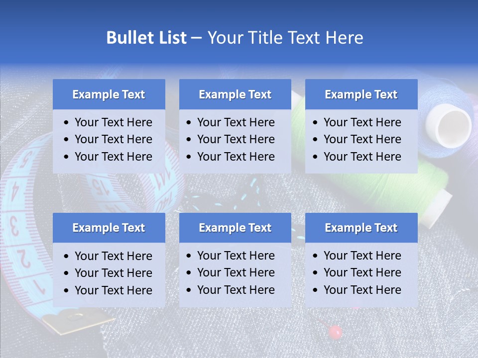 Heart Shaped Thread Buttons PowerPoint Template
