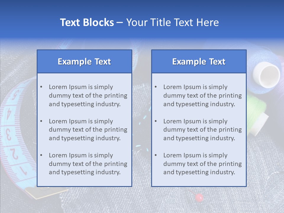 Heart Shaped Thread Buttons PowerPoint Template