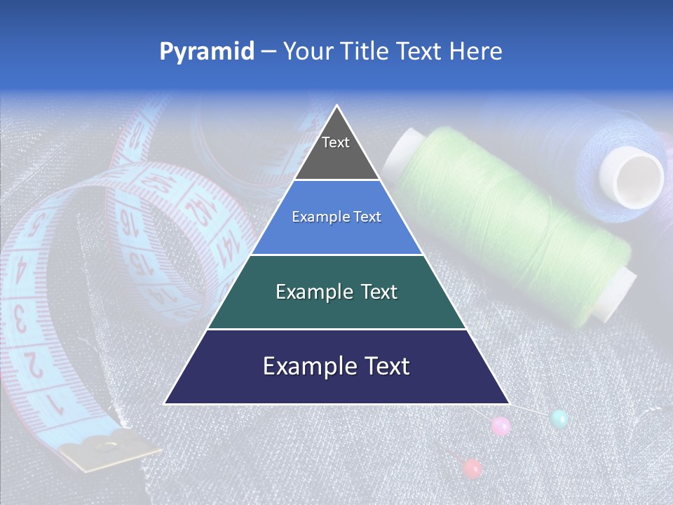 Heart Shaped Thread Buttons PowerPoint Template