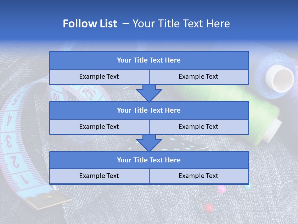 Heart Shaped Thread Buttons PowerPoint Template