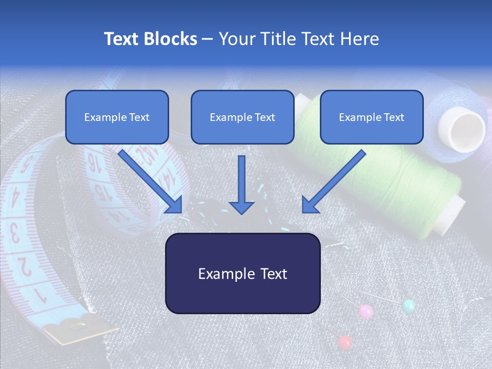 Heart Shaped Thread Buttons PowerPoint Template