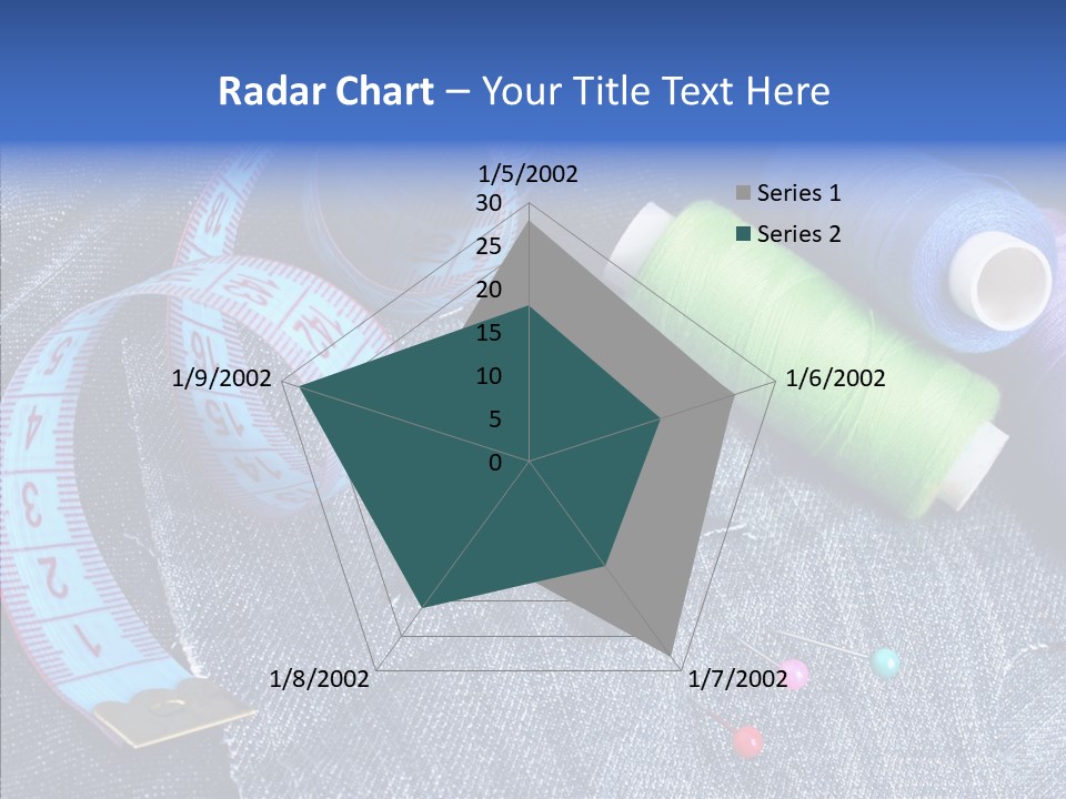 Heart Shaped Thread Buttons PowerPoint Template