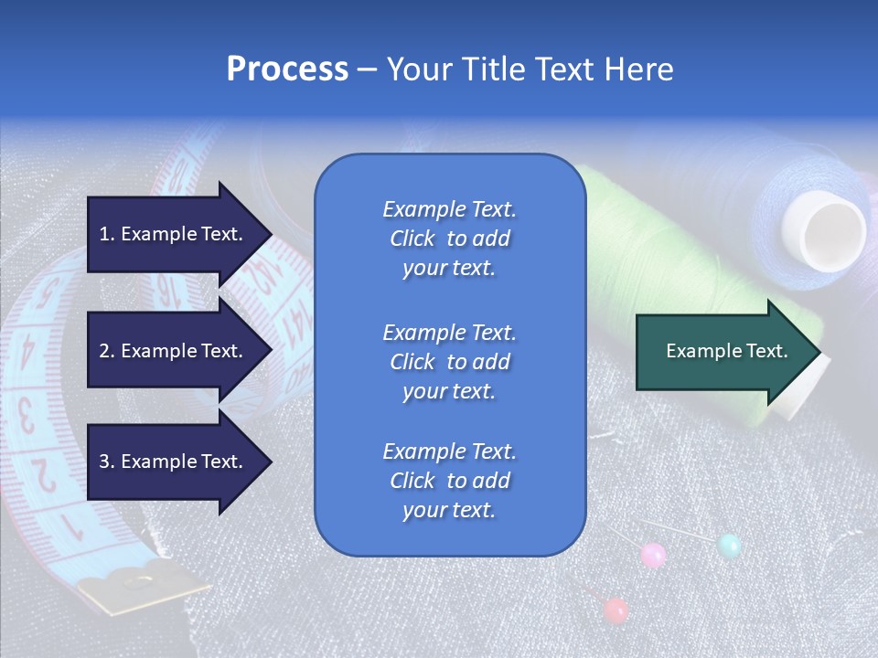 Heart Shaped Thread Buttons PowerPoint Template