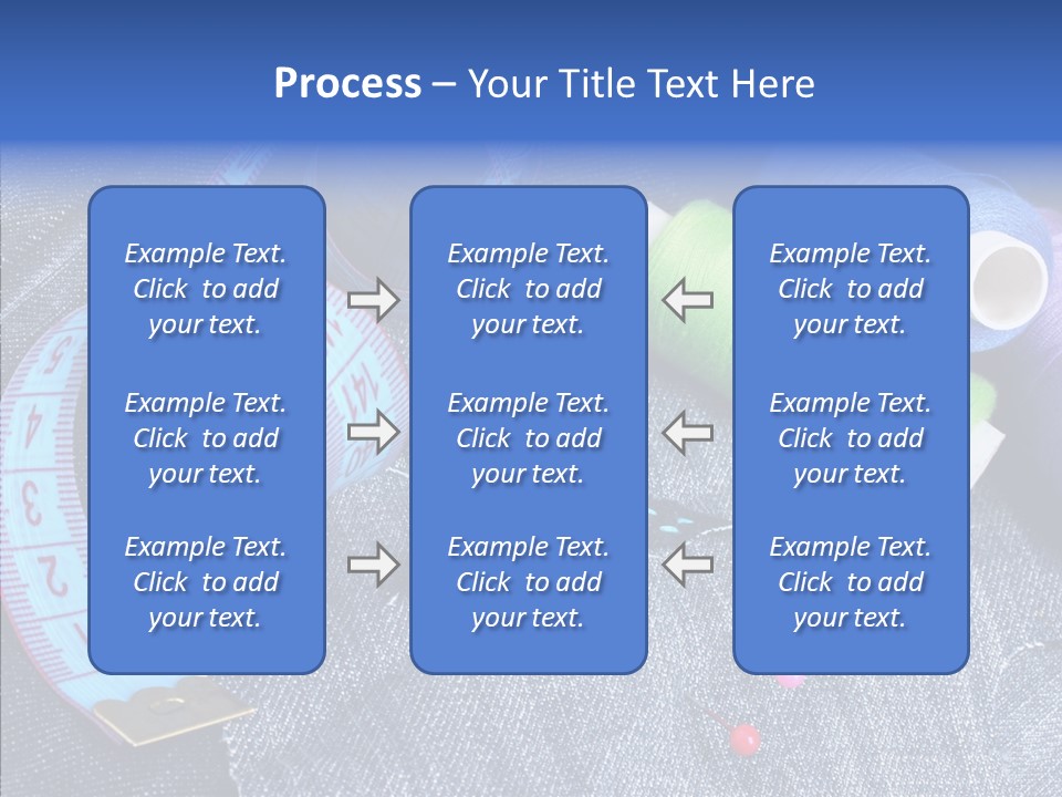 Heart Shaped Thread Buttons PowerPoint Template