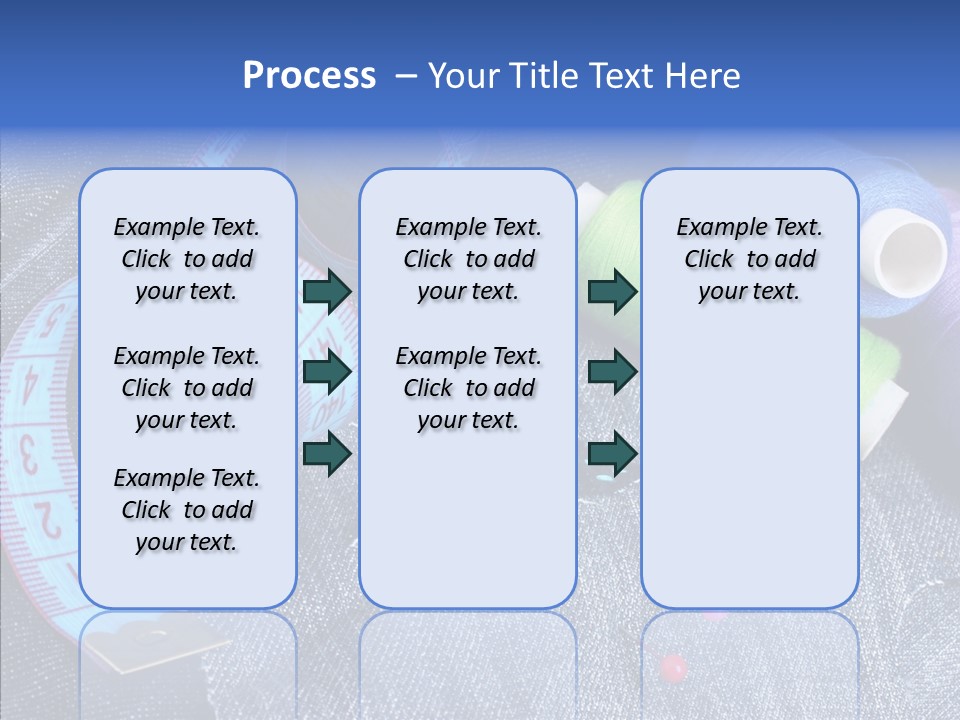 Heart Shaped Thread Buttons PowerPoint Template