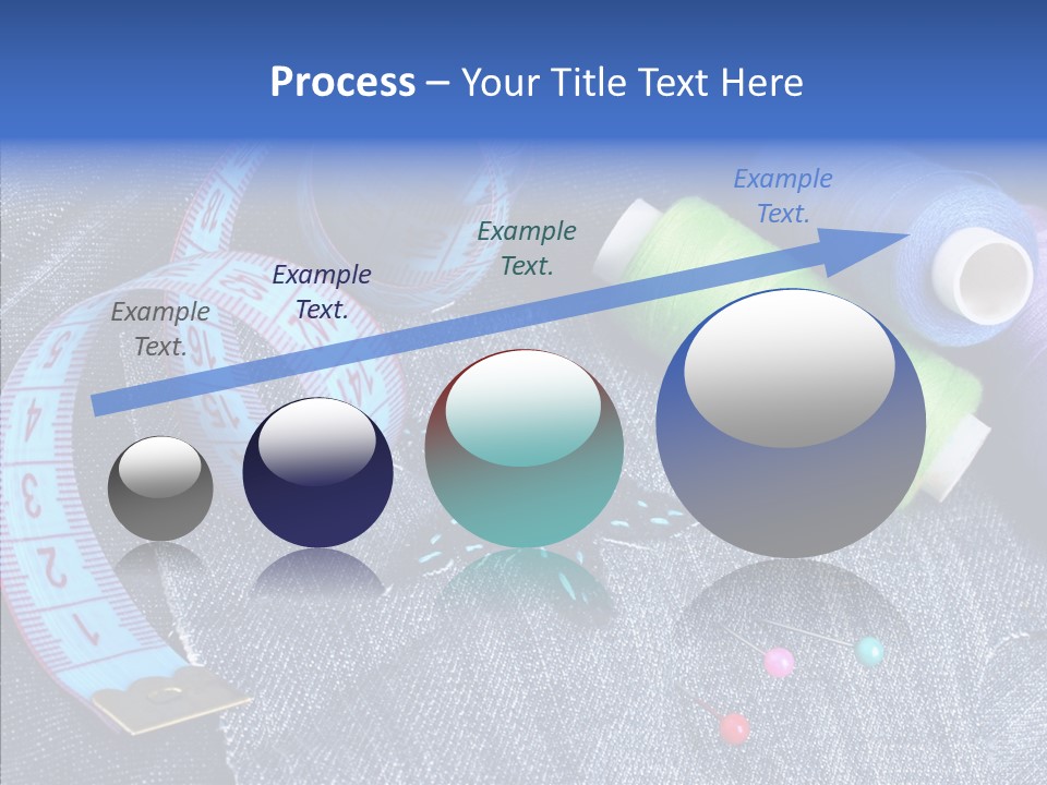 Heart Shaped Thread Buttons PowerPoint Template