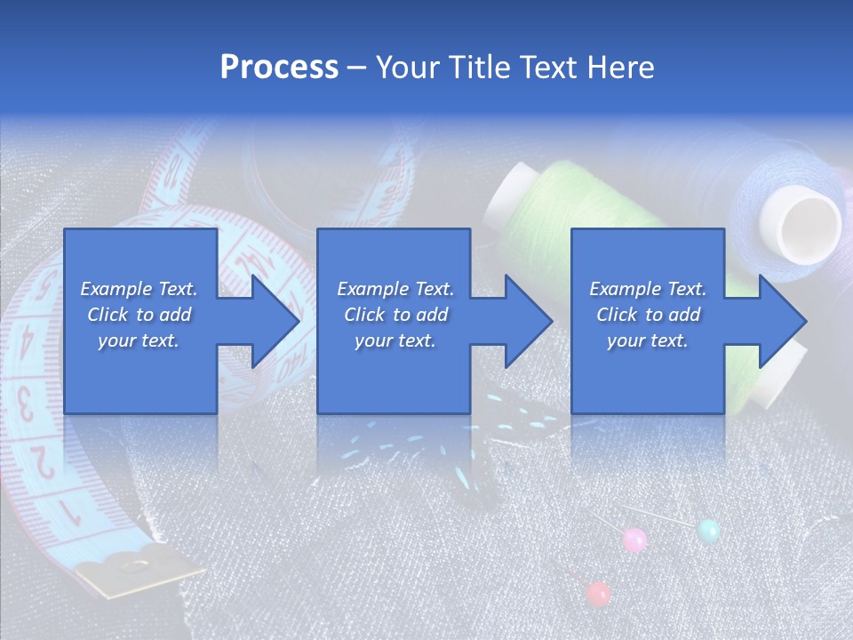 Heart Shaped Thread Buttons PowerPoint Template