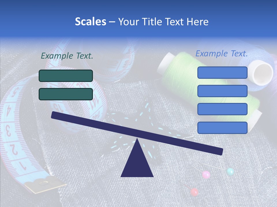Heart Shaped Thread Buttons PowerPoint Template
