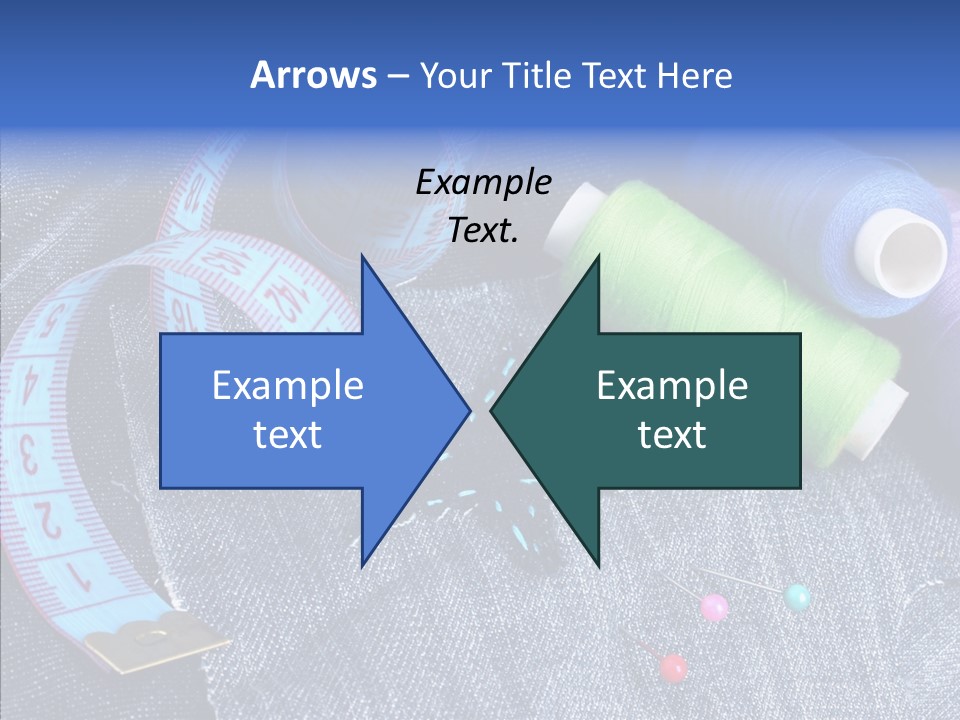Heart Shaped Thread Buttons PowerPoint Template