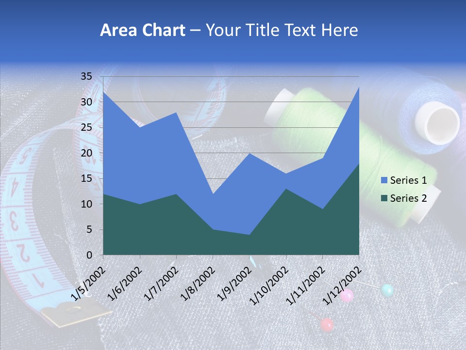 Heart Shaped Thread Buttons PowerPoint Template