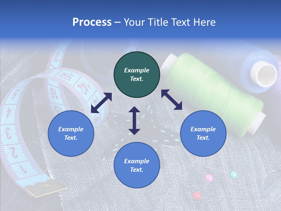 Heart Shaped Thread Buttons PowerPoint Template