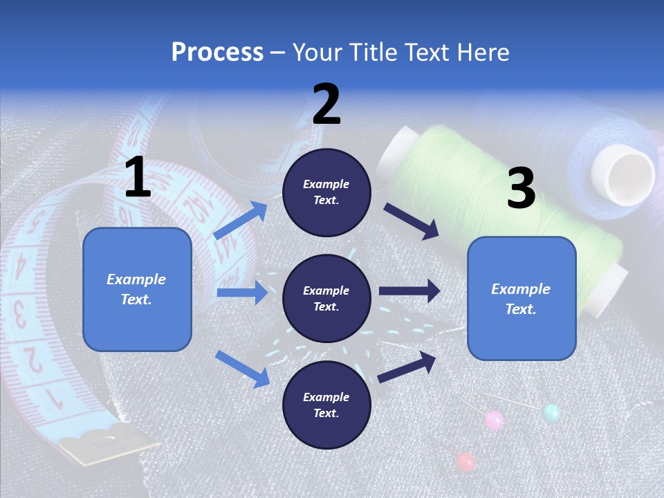 Heart Shaped Thread Buttons PowerPoint Template
