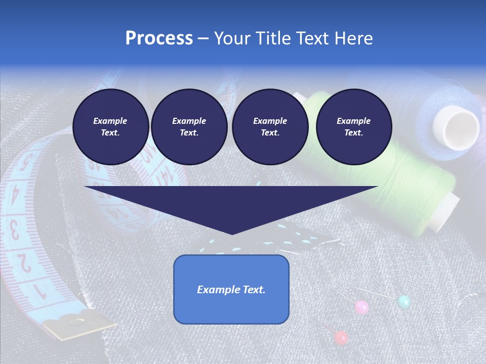 Heart Shaped Thread Buttons PowerPoint Template