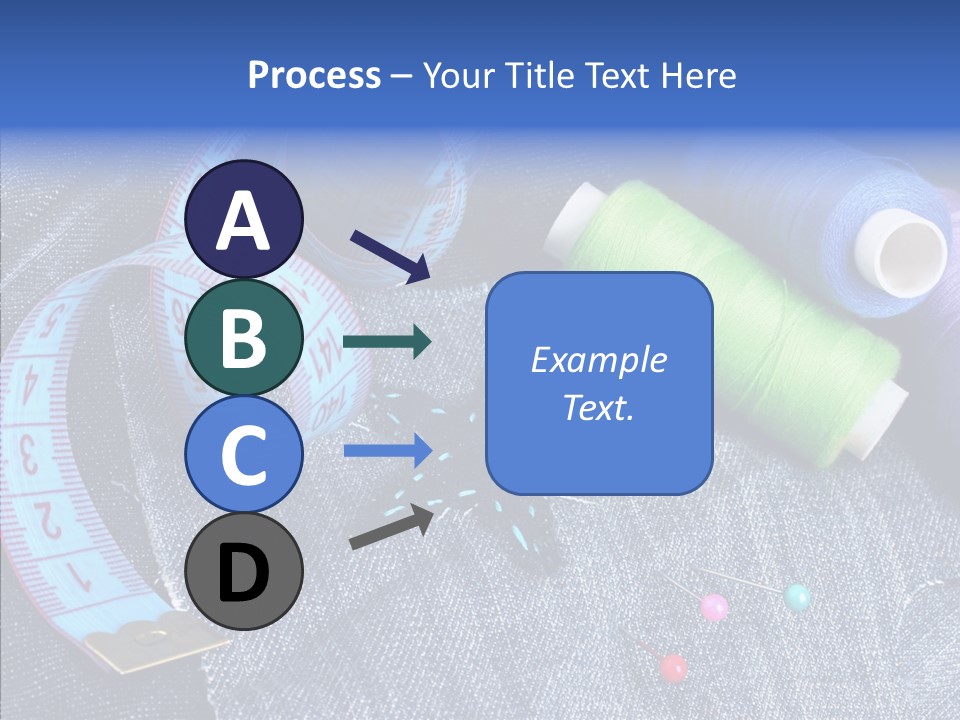 Heart Shaped Thread Buttons PowerPoint Template