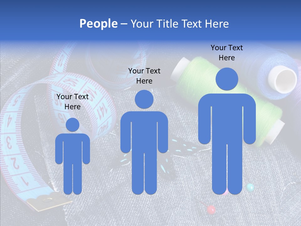 Heart Shaped Thread Buttons PowerPoint Template