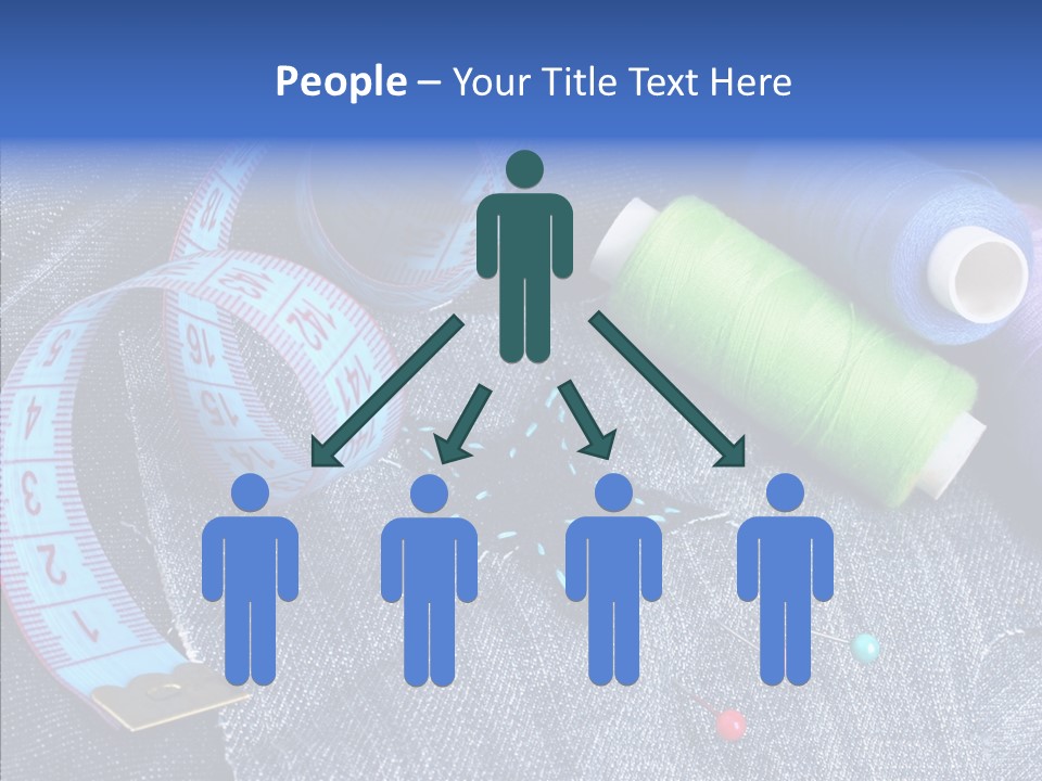 Heart Shaped Thread Buttons PowerPoint Template