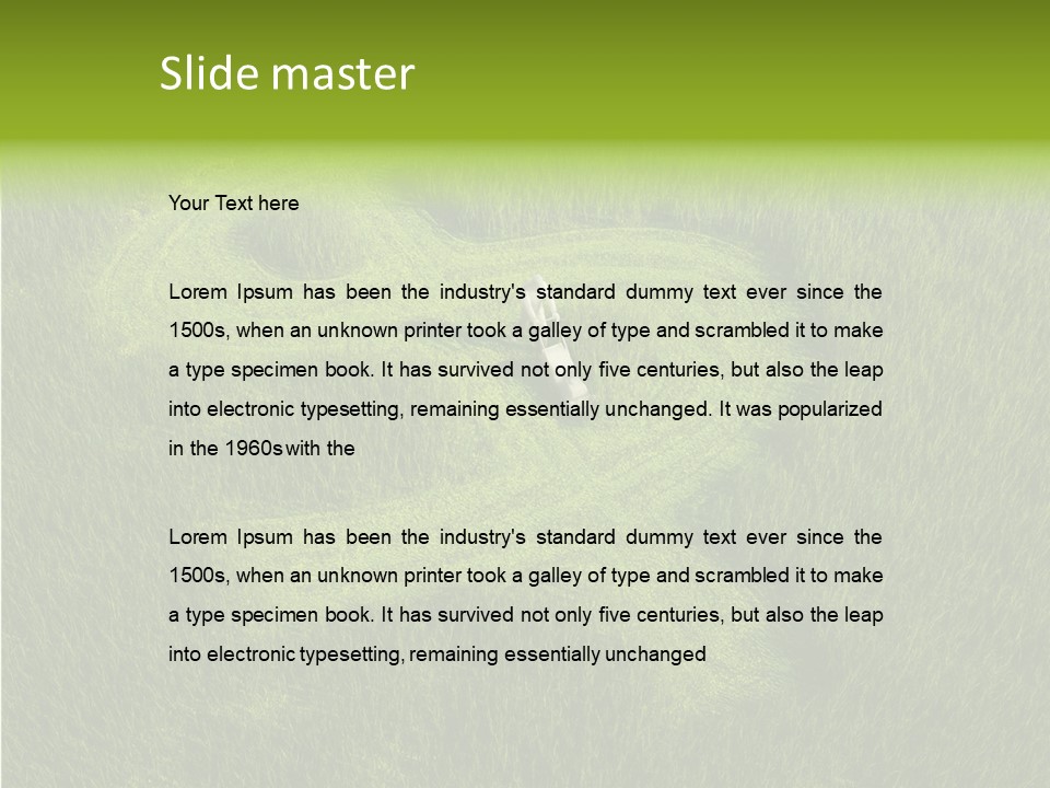 Strength Abstract Illustration PowerPoint Template