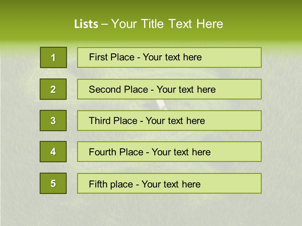 Strength Abstract Illustration PowerPoint Template