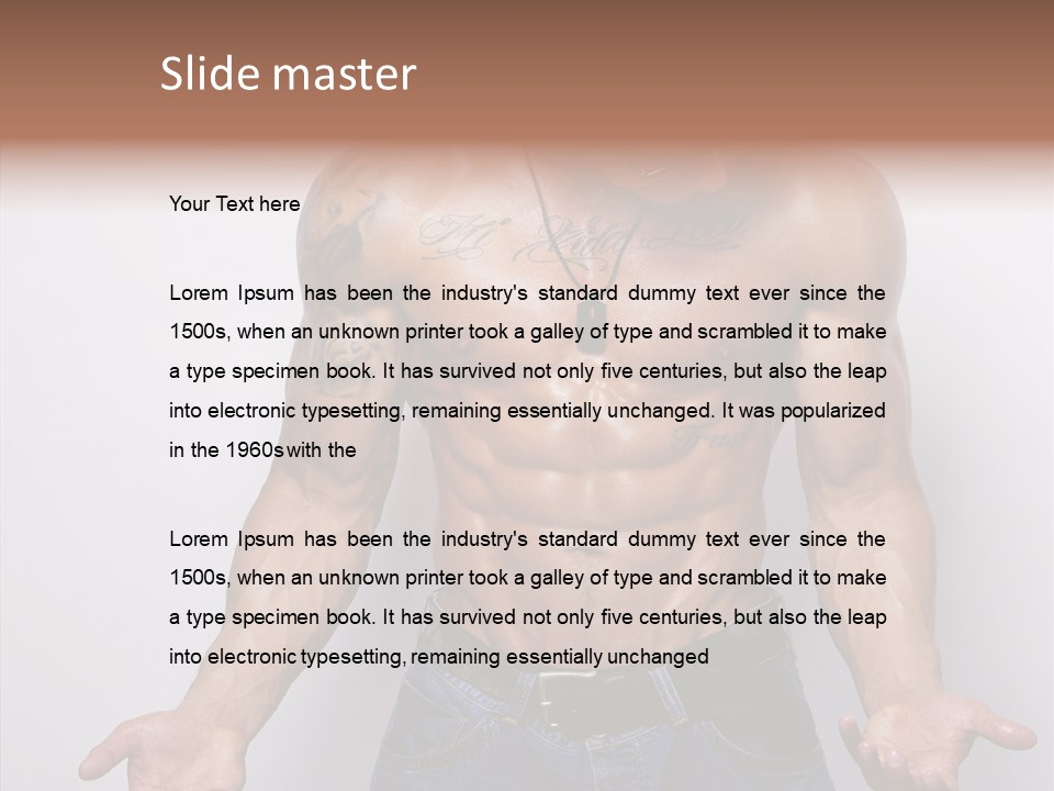 Emotions Fit Jeans PowerPoint Template