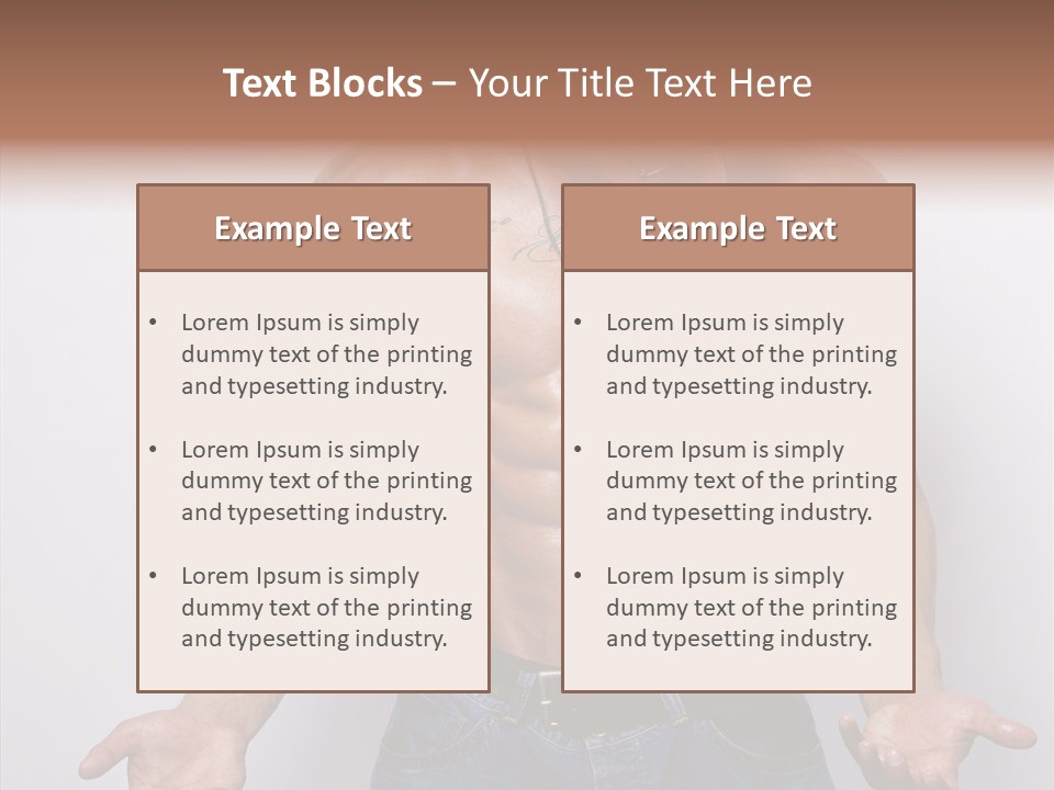 Emotions Fit Jeans PowerPoint Template