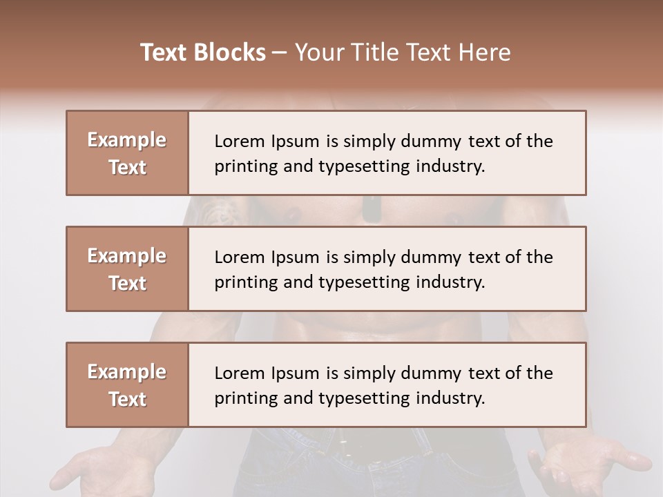 Emotions Fit Jeans PowerPoint Template
