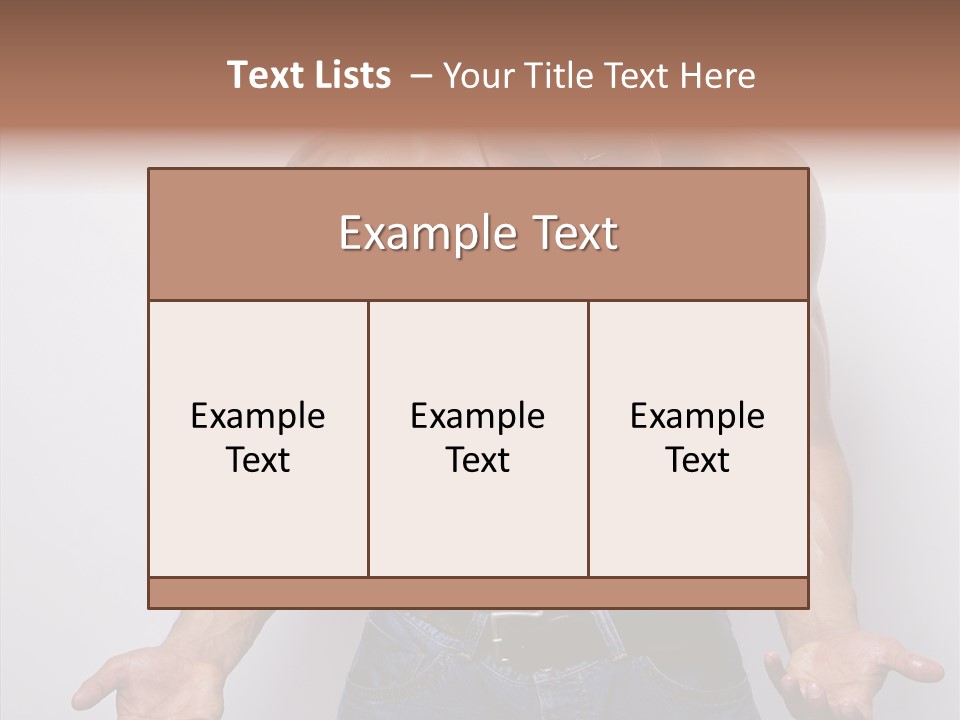Emotions Fit Jeans PowerPoint Template