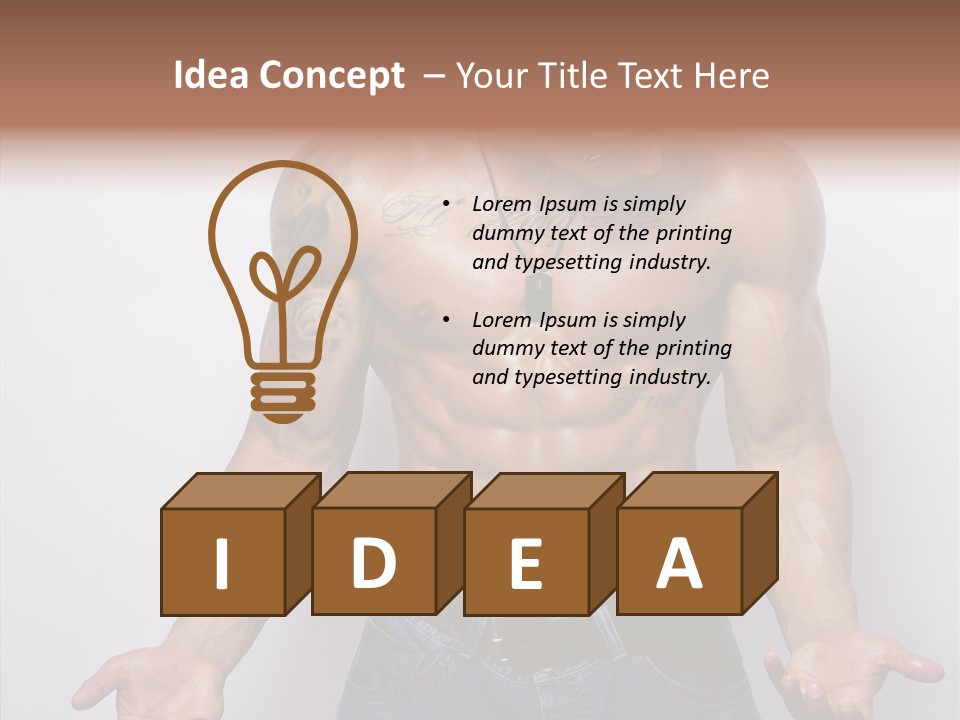 Emotions Fit Jeans PowerPoint Template