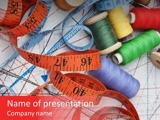 Embroidery Knitting Hobby PowerPoint Template