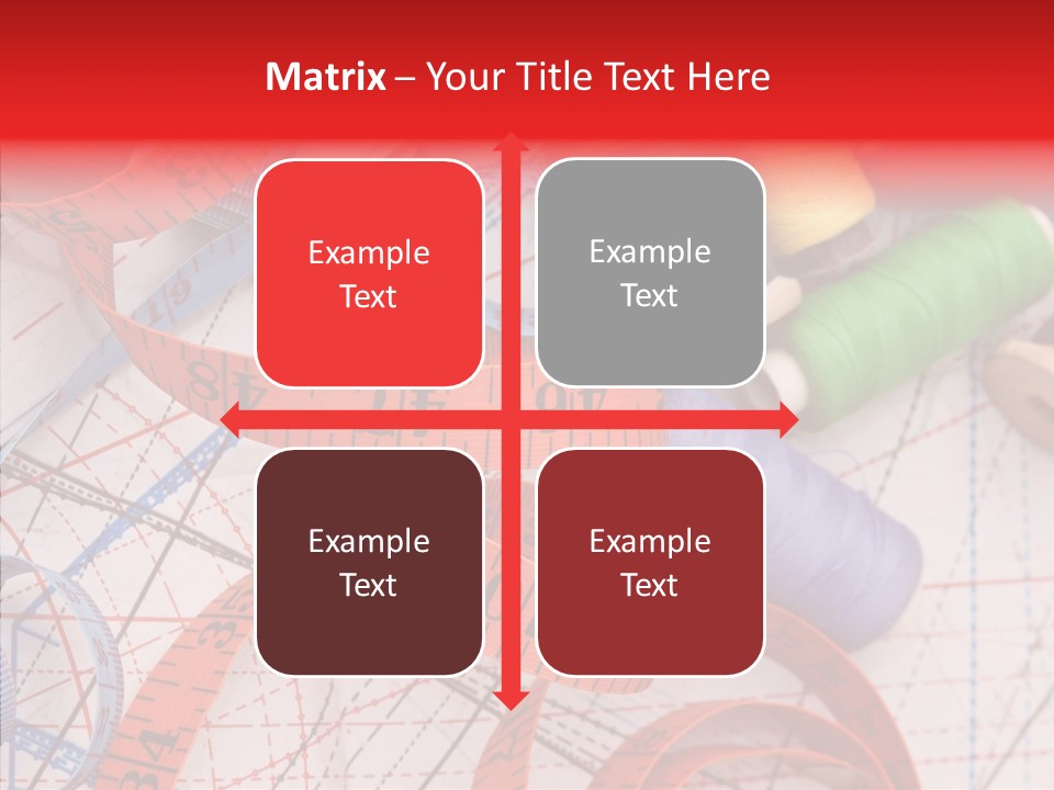 Embroidery Knitting Hobby PowerPoint Template