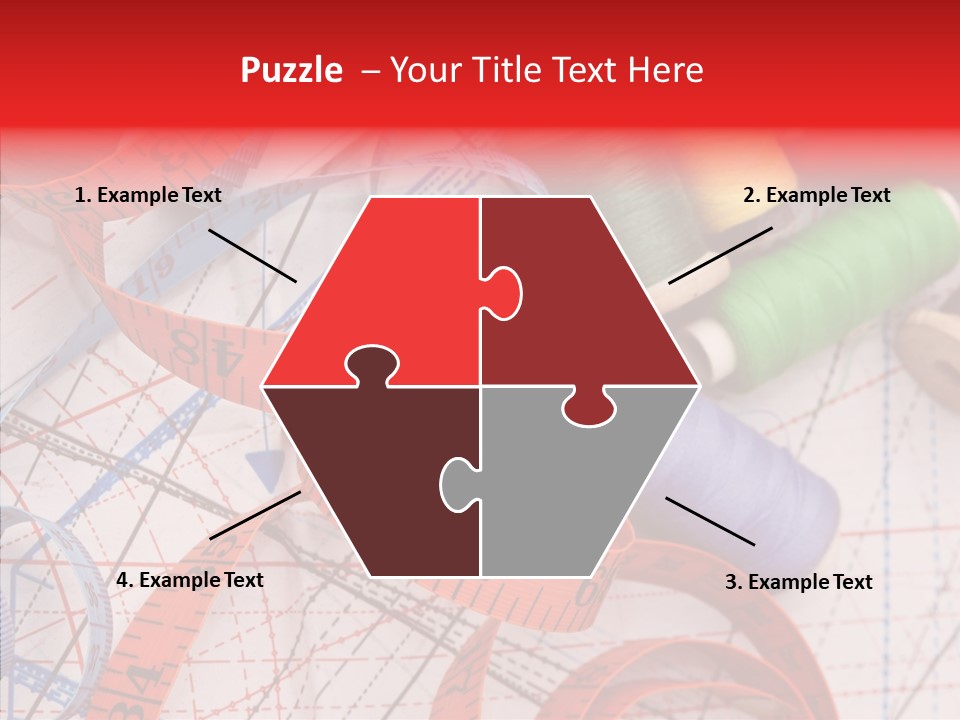 Embroidery Knitting Hobby PowerPoint Template