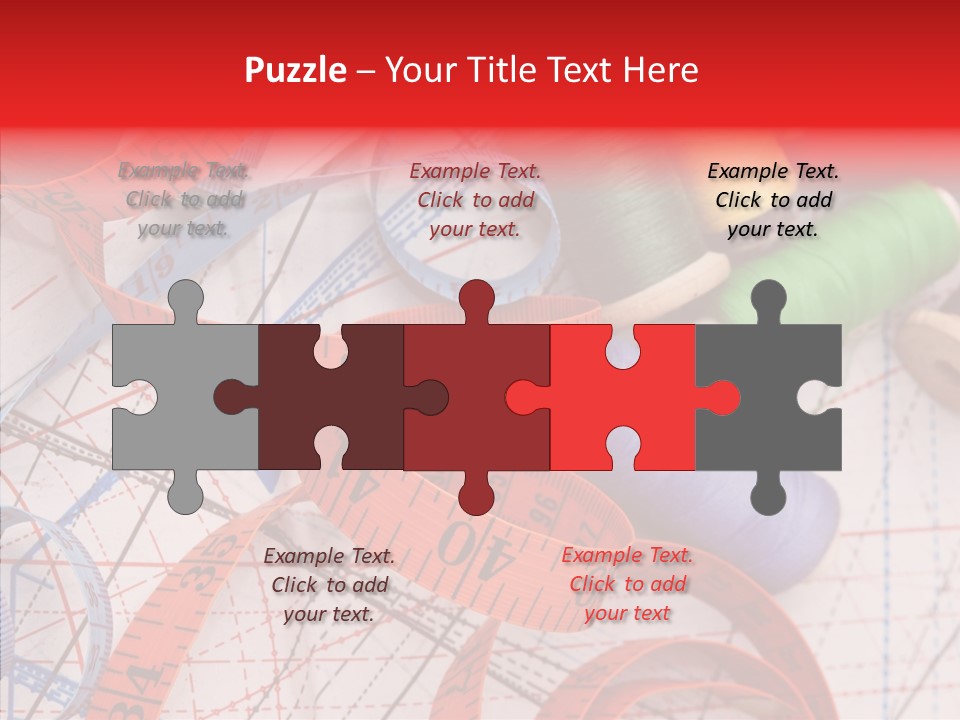 Embroidery Knitting Hobby PowerPoint Template