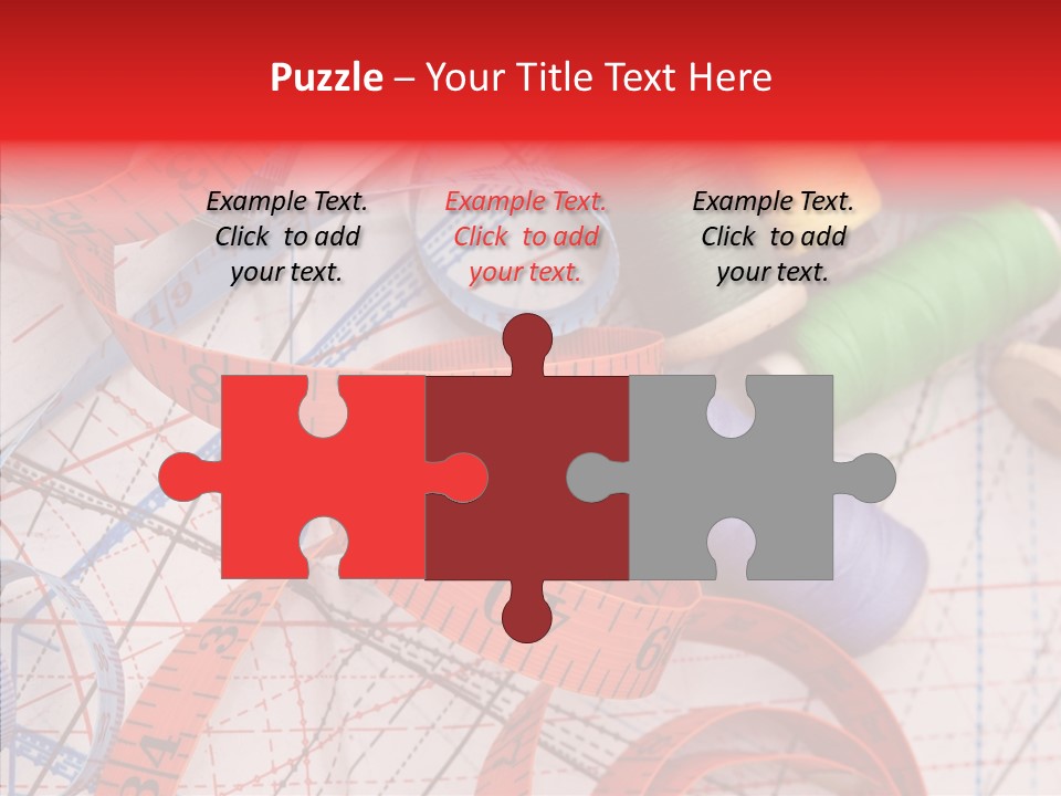 Embroidery Knitting Hobby PowerPoint Template