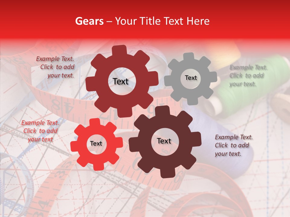 Embroidery Knitting Hobby PowerPoint Template