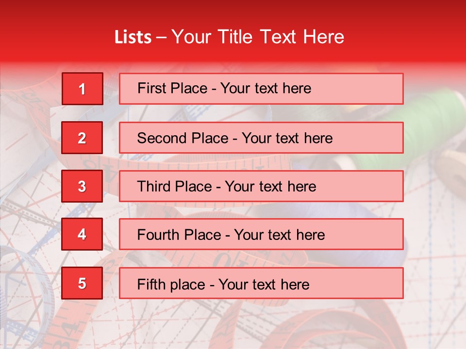 Embroidery Knitting Hobby PowerPoint Template