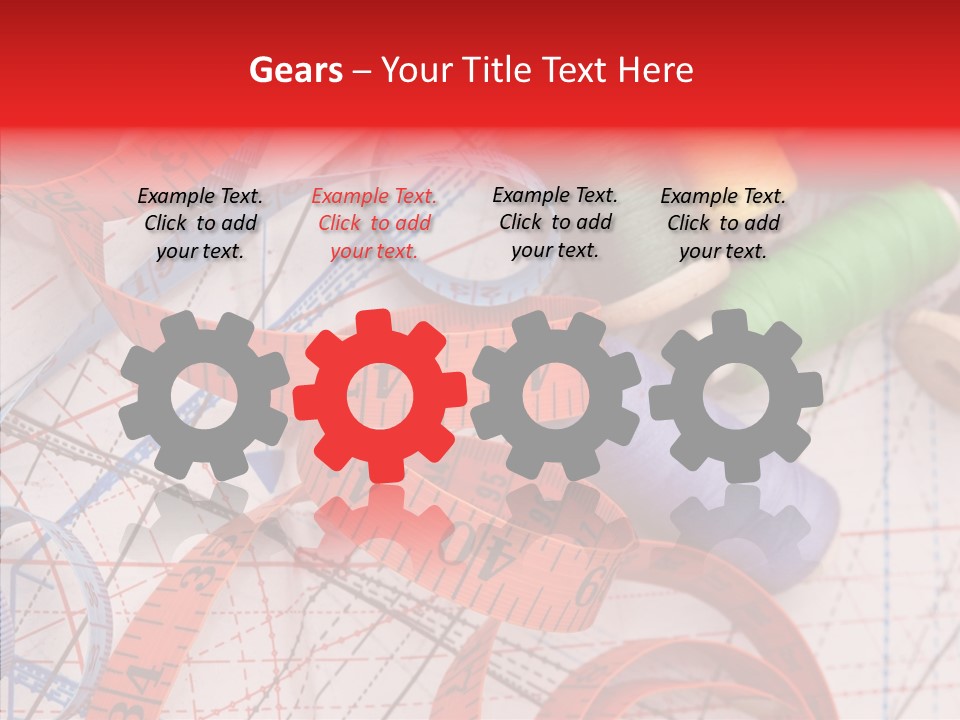 Embroidery Knitting Hobby PowerPoint Template