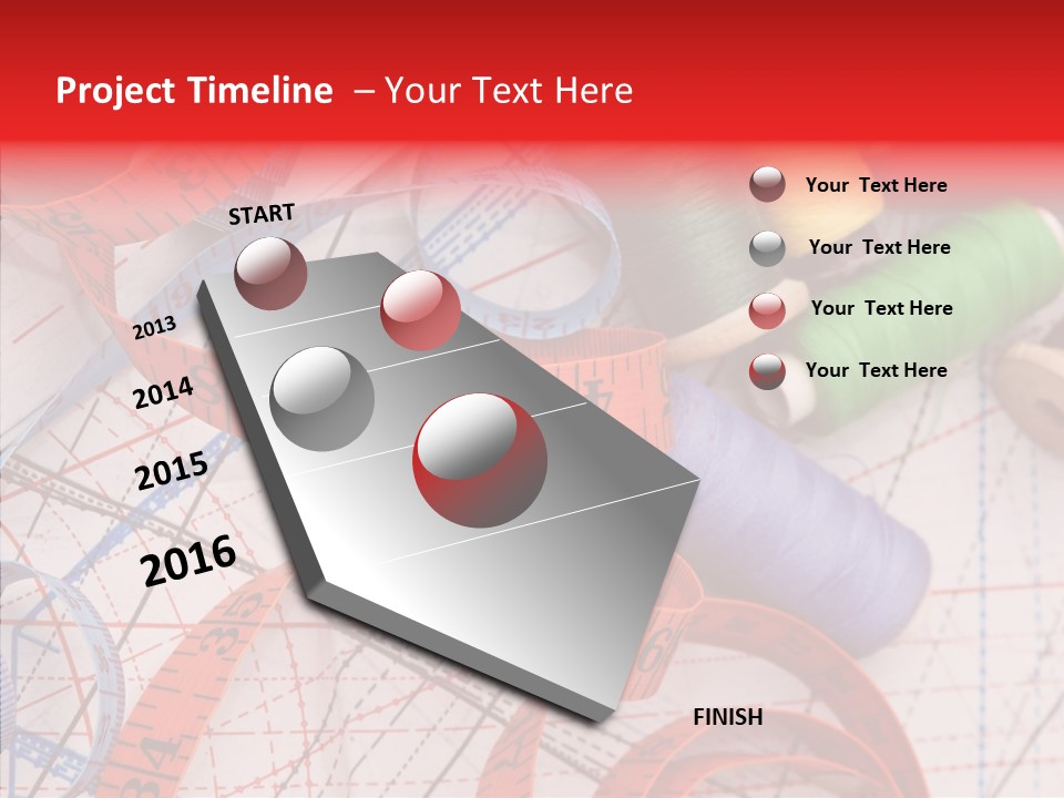 Embroidery Knitting Hobby PowerPoint Template