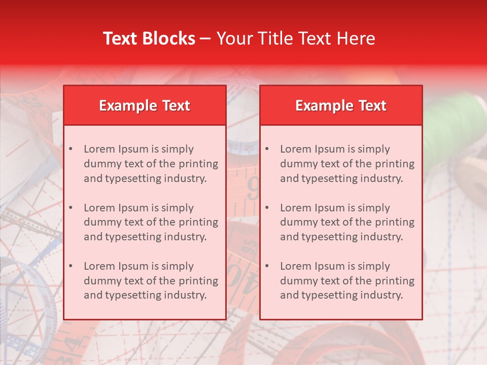 Embroidery Knitting Hobby PowerPoint Template