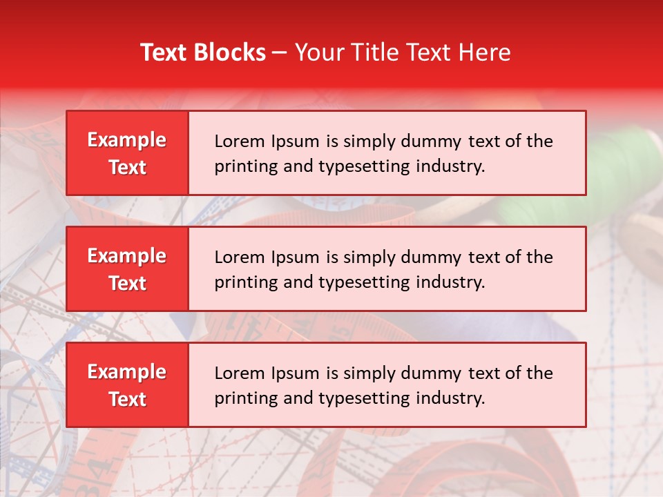 Embroidery Knitting Hobby PowerPoint Template