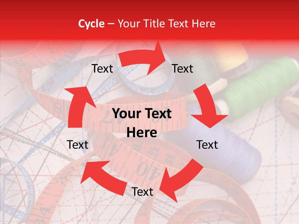 Embroidery Knitting Hobby PowerPoint Template