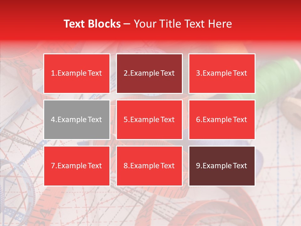 Embroidery Knitting Hobby PowerPoint Template