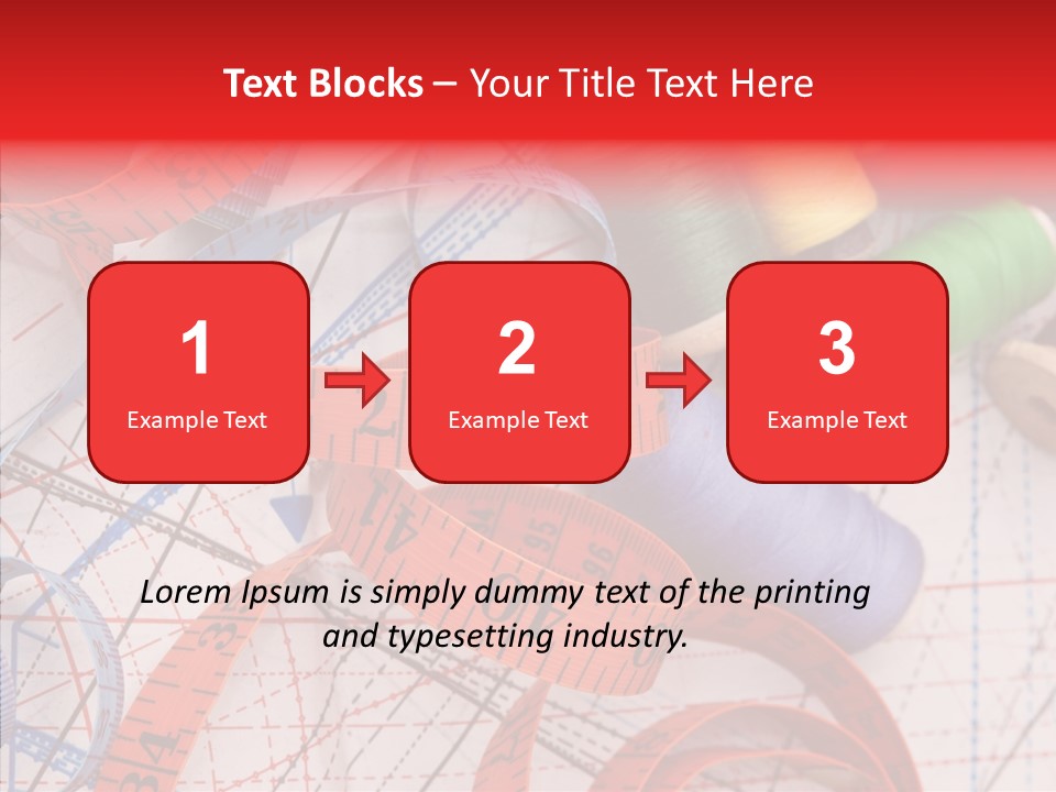 Embroidery Knitting Hobby PowerPoint Template