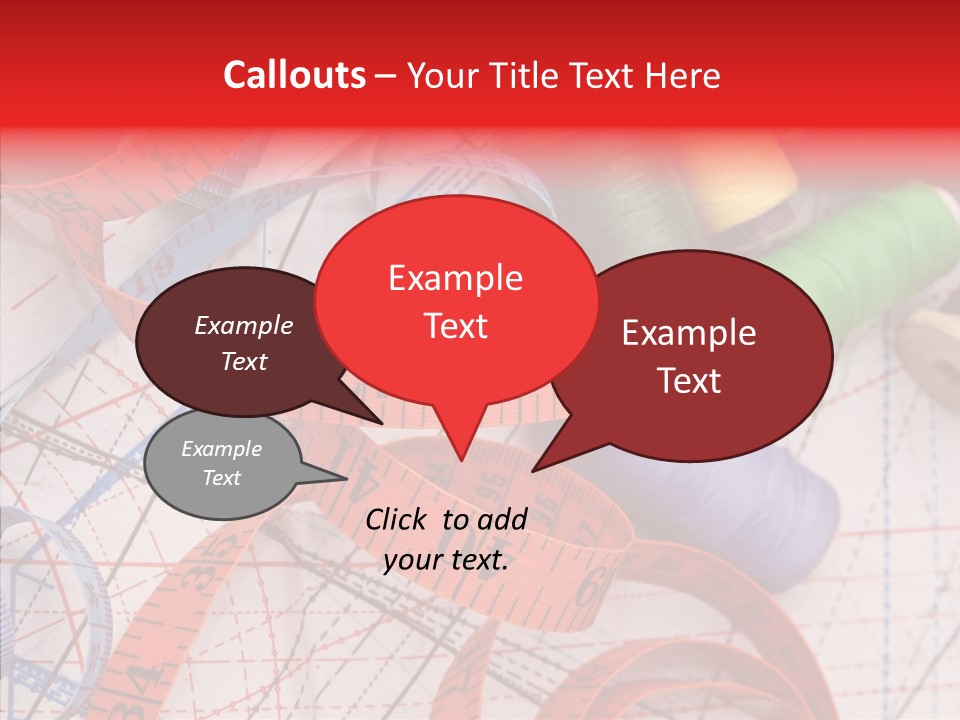 Embroidery Knitting Hobby PowerPoint Template