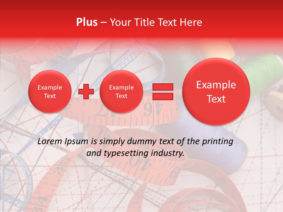 Embroidery Knitting Hobby PowerPoint Template