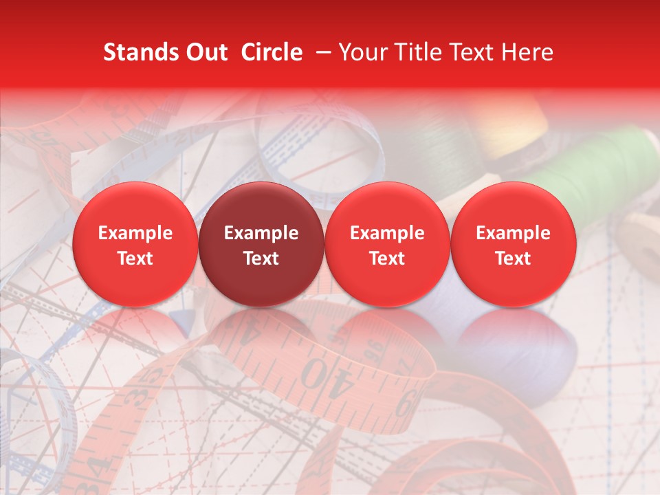 Embroidery Knitting Hobby PowerPoint Template