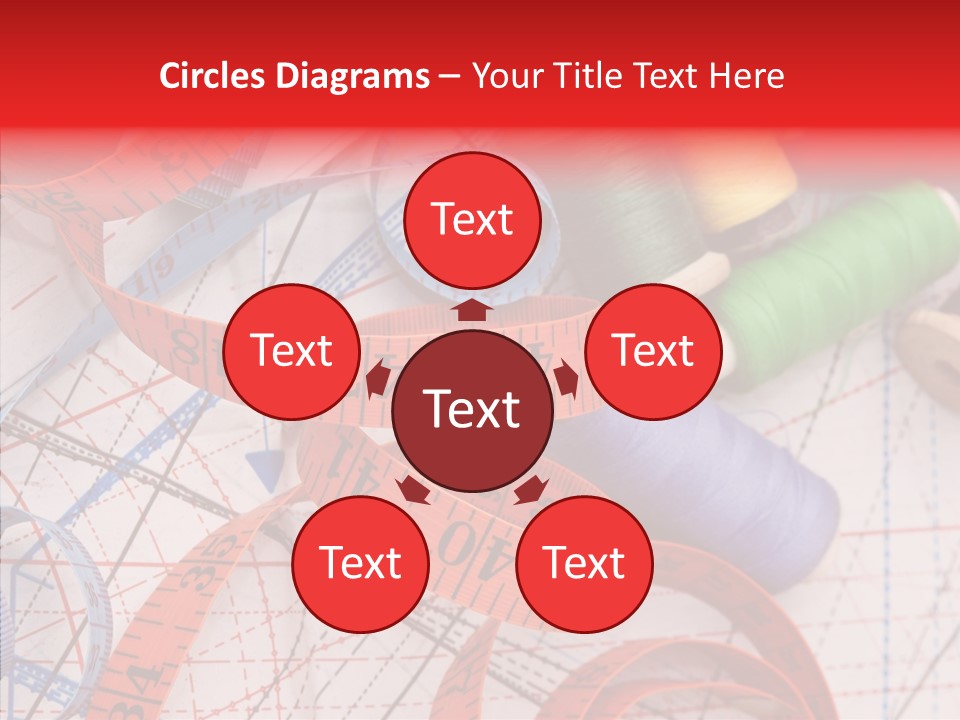 Embroidery Knitting Hobby PowerPoint Template