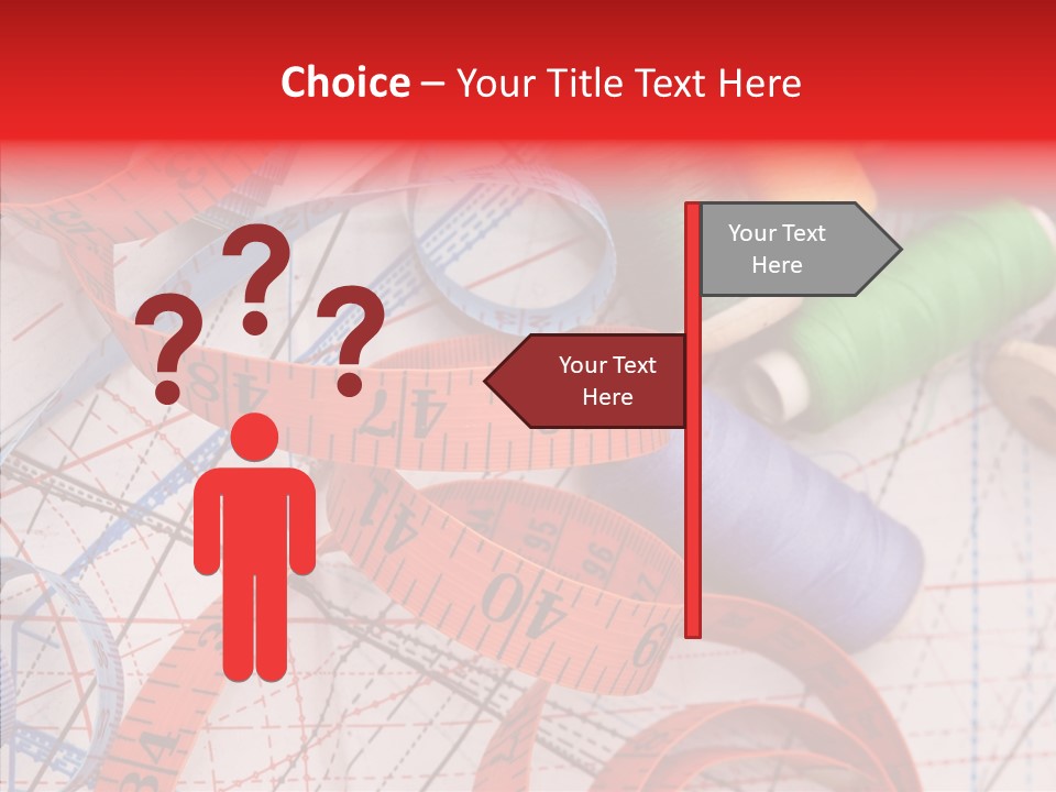 Embroidery Knitting Hobby PowerPoint Template