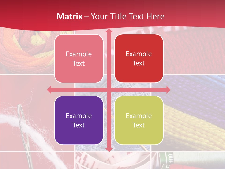 Needle Couture Tape PowerPoint Template